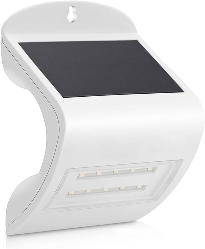 Solar Wandlamp met Bewegingssensor en Dag/Nacht Automatiek - IP65 Waterdicht