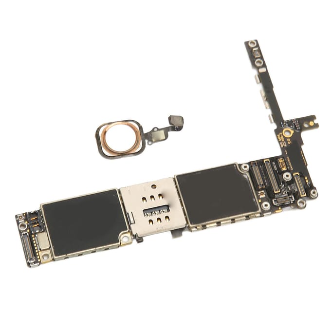 Moederbord voor IPhone 6S Plus US-versie Ontgrendeld met vingerafdruk Mobiele telefoon Hoofdlogica-bord met 16GB white
