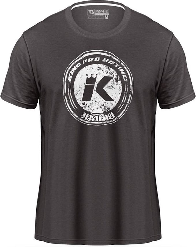 King Pro Boxing KPB Vintage Logo T-shirt Grijs - S