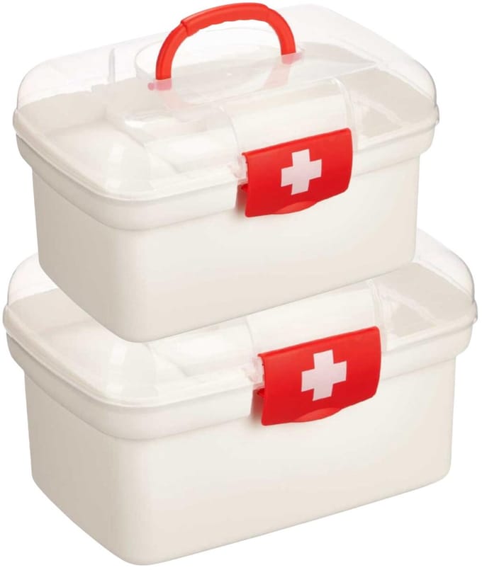 EHBO opbergdozen - 4L / 8L - Medicijn / EHBO accessoires - eerste hulp