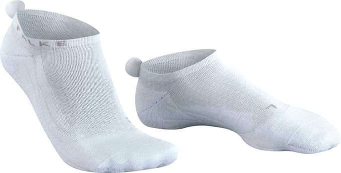 FALKE GO2 Pompom medium padding katoen functioneel materiaal golfsokken dames wit - maat 37-38