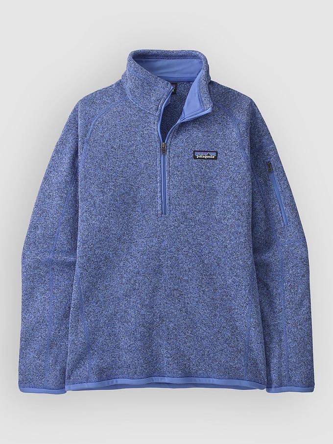 Patagonia Better Sweater 1/4 Half-Zip Fleece Trui blauw