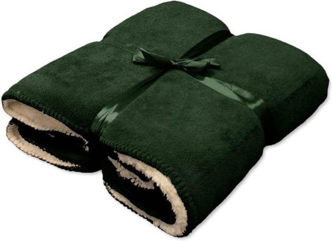 D- Unique Living | Coby plaid 130x160cm dark green