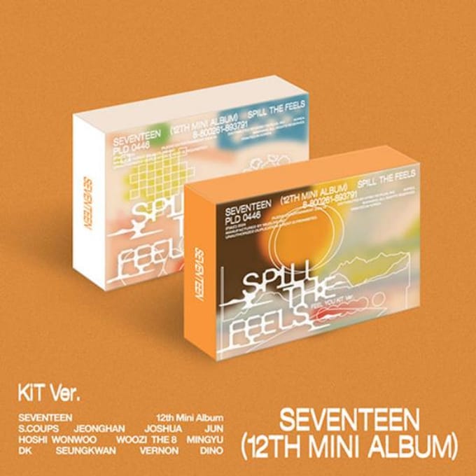 KiT Versie SEVENTEEN 12e Mini Album SEVENTEEN SPILL THE FEELS No POB Random
