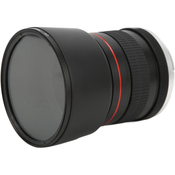 85mm F1.8 Camera Lens met Groot Diafragma Medium Telefoto Handmatige Focus Full Frame Portretlens voor EOS gray