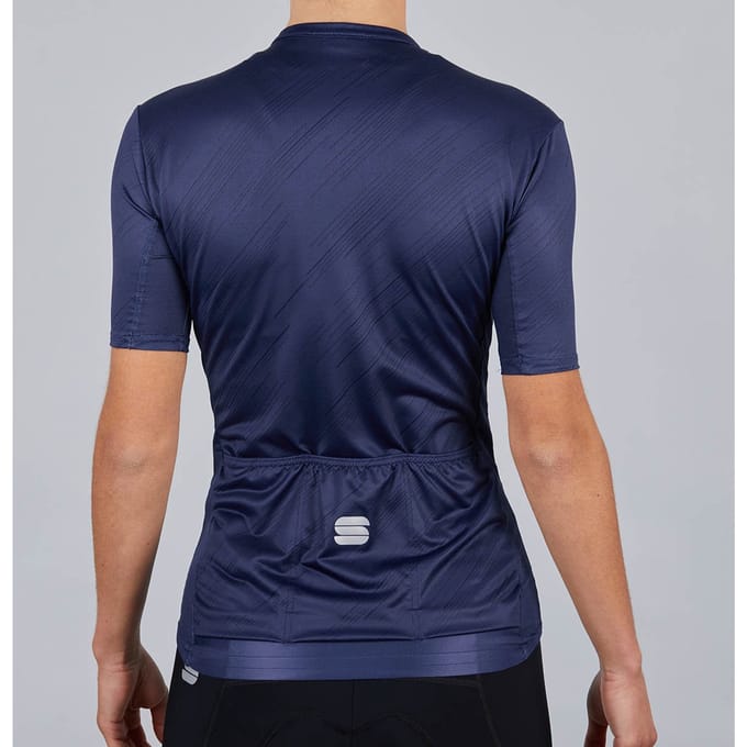 Sportful- Maat M  Flare W Fietsshirt Dames - Blauw