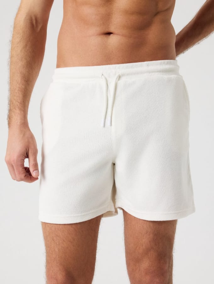 Korte zwemshort van spons Björn Borg