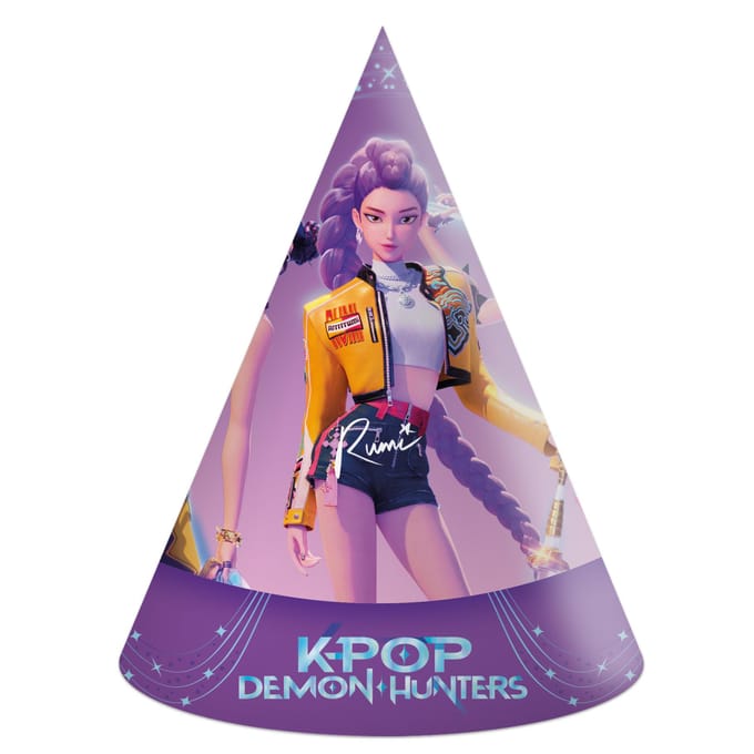 Kpop Demon Hunters 6 Papieren Hoedjes