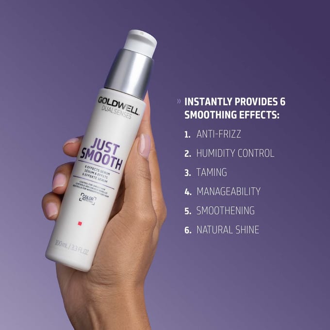 Goldwell Just Smooth 6 Effecten Serum Haarserum Dames 100 ml