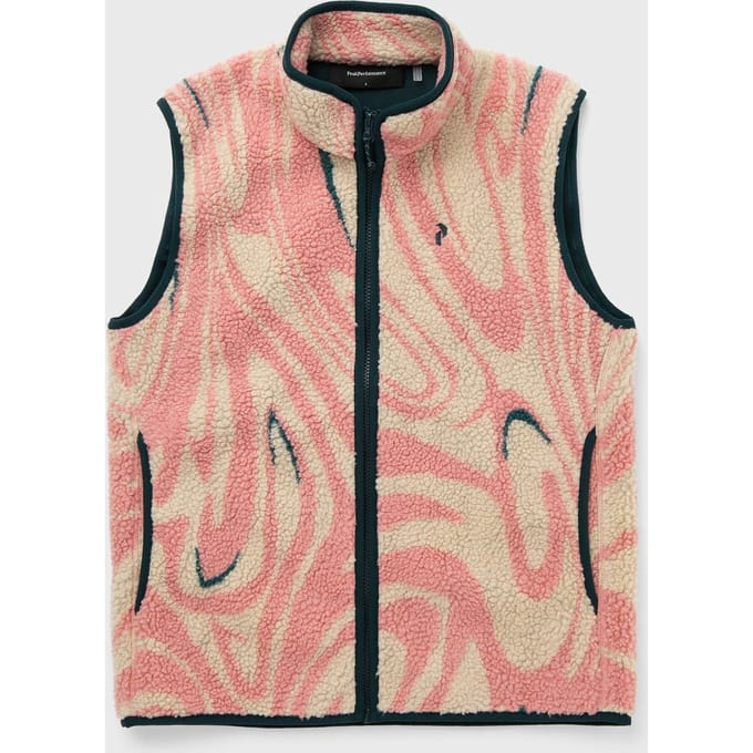 Graphic Pile Vest