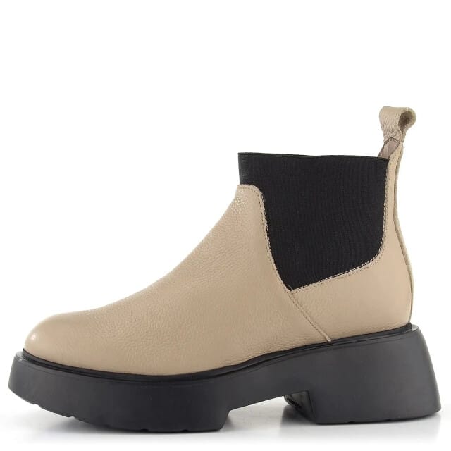 Wonders C-6712 - dames laars - Taupe - maat 35 (EU) 2 (UK)