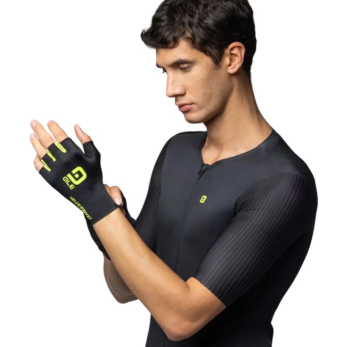 Korte handschoenen Alé Velocissimo Chrono