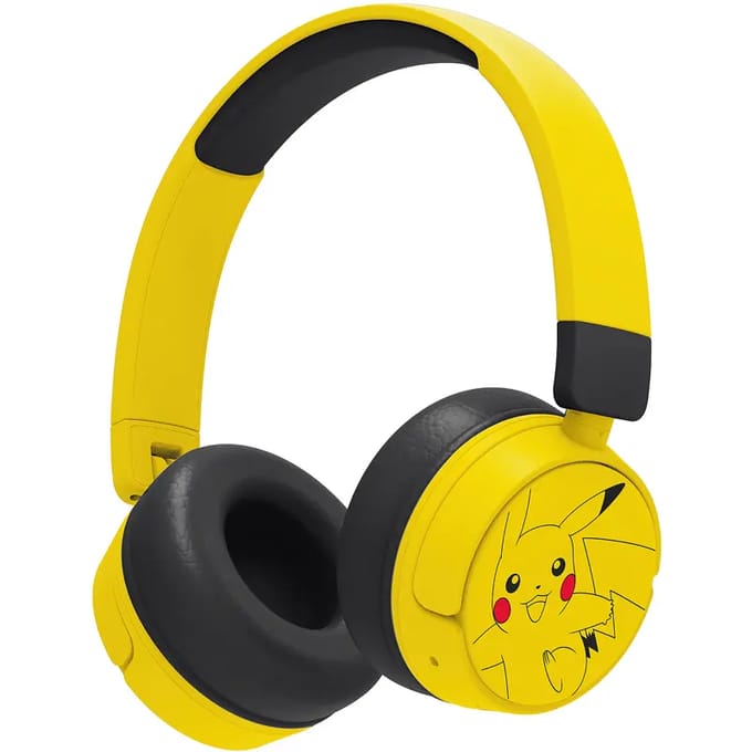 Pokémon - draadloze kinderkoptelefoon - volumebegrenzing - lange batterijduur - microfoon - opvouwbaar - bluetooth