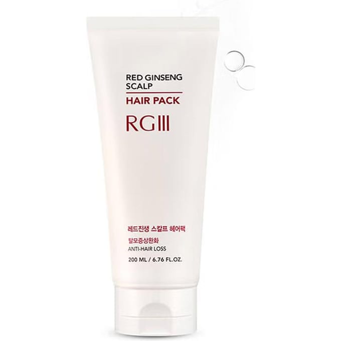 Pack cheveux cuir chevelu au ginseng rouge RGIII 200 ml white