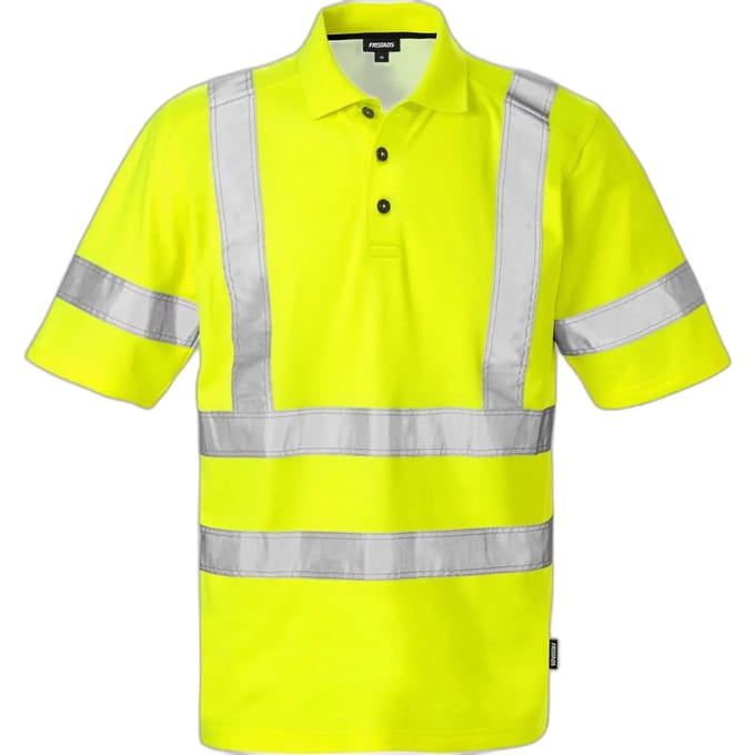 Fristads Hi Vis Poloshirt Klasse 3 7025 Phv - Hi-Vis geel - M