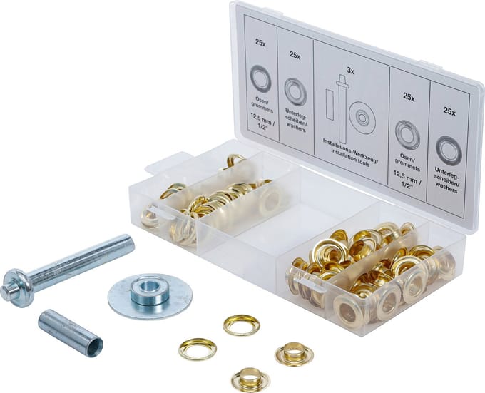BGS 8111 - Assortiment de installation d'œillet | 103 pièces