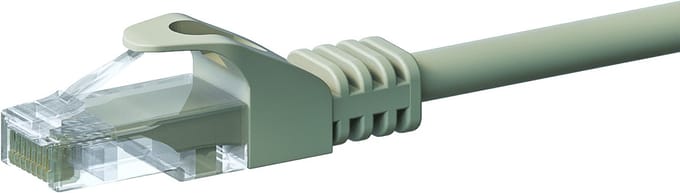 Danicom UTP CAT5e patchkabel - 2 meter grijs - 100% koper - netwerkkabel - internetkabel - UTP kabel - RJ45 - 1000 mbit/s