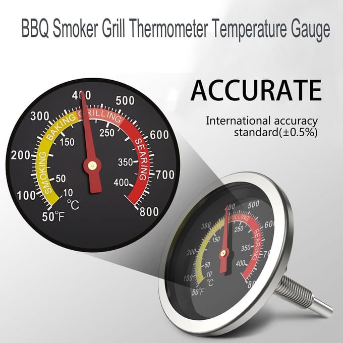 Thermometer voor rookoven van roestvrij staal 10-400℃