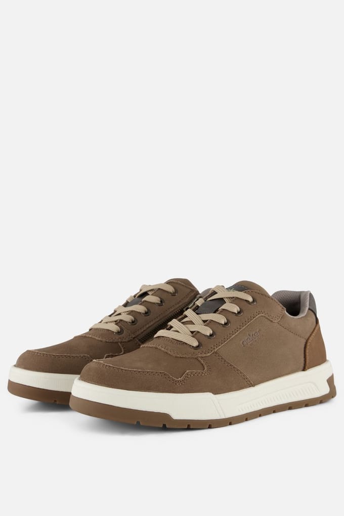 Rieker Sneakers bruin H-leest Leer - Maat 41