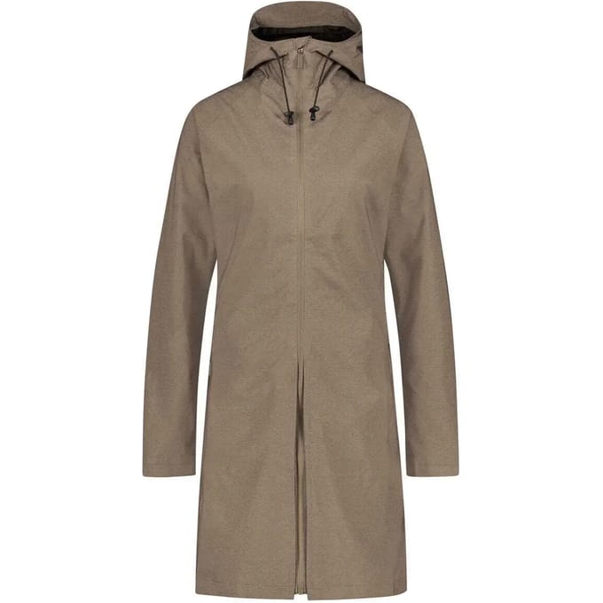 agu SEQ Regenjas Dames Waterdicht - Lead Grijs - Waterkolom 5.000 mm - Om te ritsen tot poncho - Ventilatiepaneel op de rug