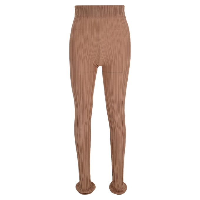 Acne Studios Keera Leggings in beige katoen