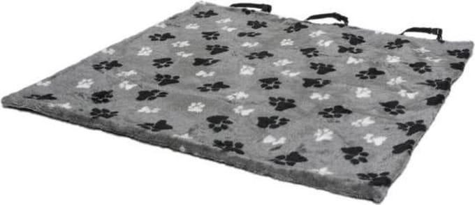 Foulard / auto kleed teddy grijs met poot