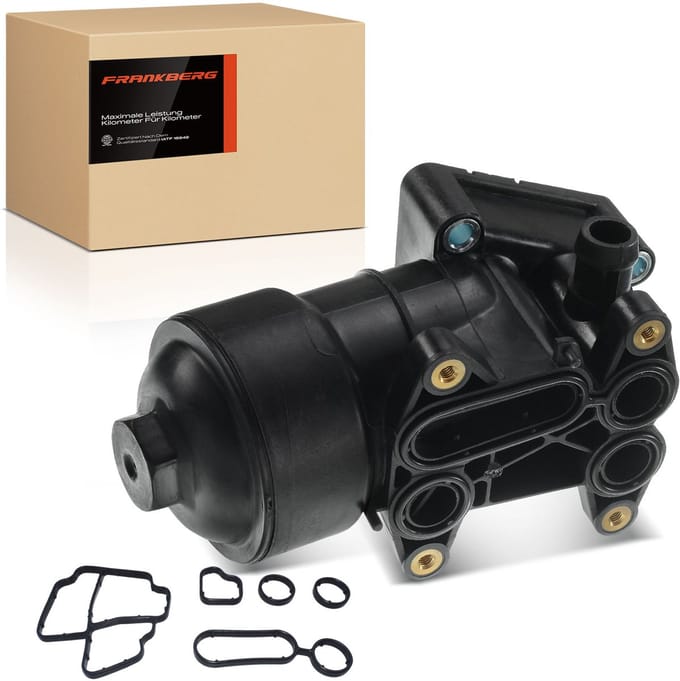 Frankberg 1x oliefilterhuis voor VW Golf VI Touran Caddy Audi