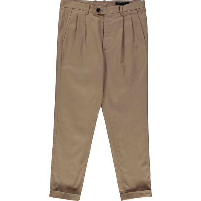 AllSaints Tallis Trouser Nutmeg Brown Maat: W36 | Chino's Outlet | Heren | Beige