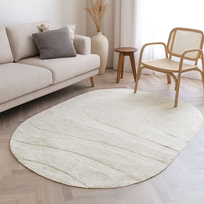 Milton & Oldbrook Vloerkleed 160 x 230 cm Vievis Wit