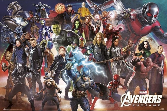 Poster Marvel - Avengers - Endgame Line Up 91,5x61cm