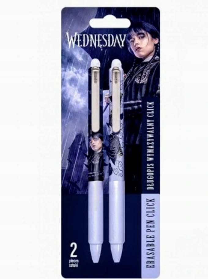 Astra Wednesday Uitwisbare Pen Blauw 0.5mm - 2 Stuks