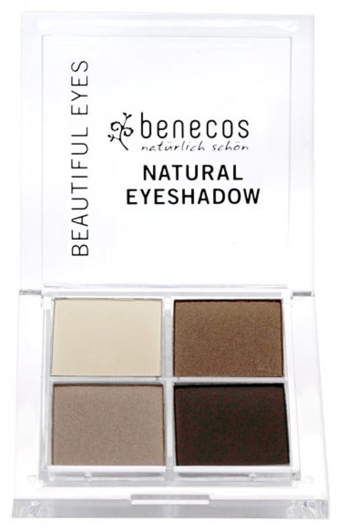 Benecos Vegan Oogschaduw Quattro - Coffee and Cream