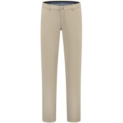 Com4 Broek Modern Chino Subtle Detail Beige / male