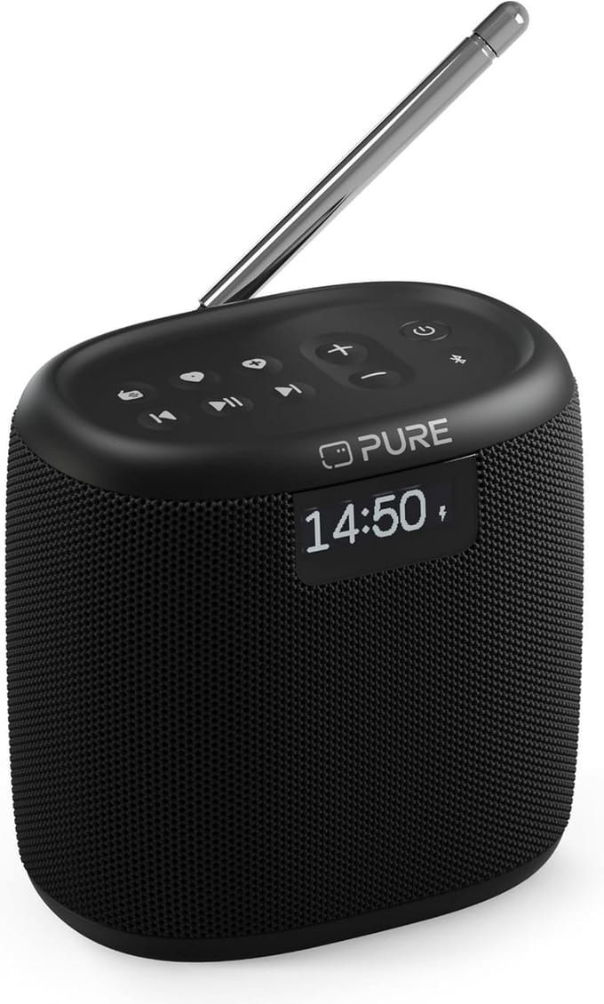 Mini Bluetooth Outdoor Luidspreker met DAB+/FM Radio - Waterdicht en Draagbaar (IP67) voor Tuin en Camping