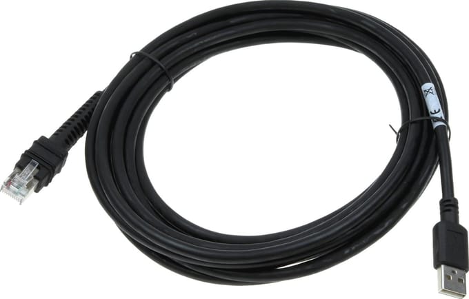 Zebra connection cable, USB | CBA-U47-S15ZAR