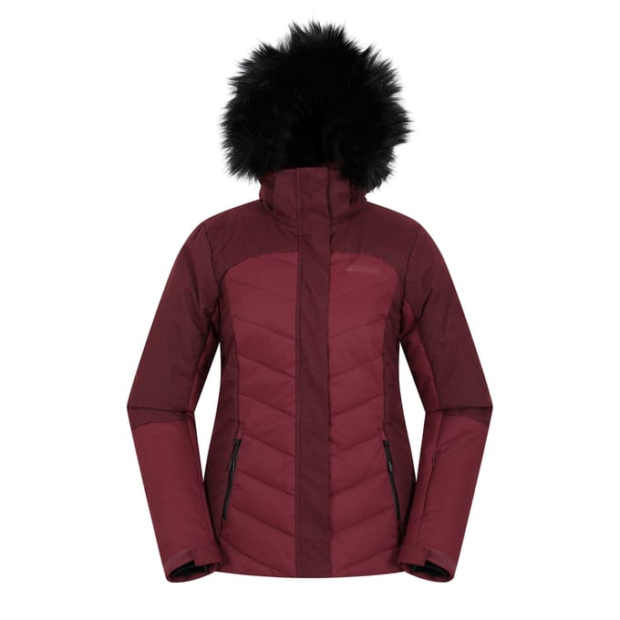 Mountain Warehouse Dames/Dames Pyrenees II gewatteerde ski-jas (Bes)