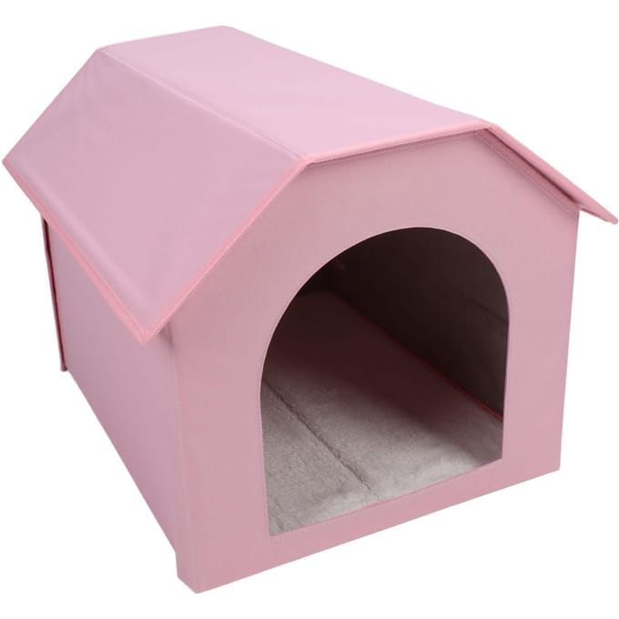 Binnen Buiten Huisdierenhuis Opvouwbaar Waterdicht Hondenhuis Kattenhuis voor Kleine tot Middelgrote Honden Katten gray