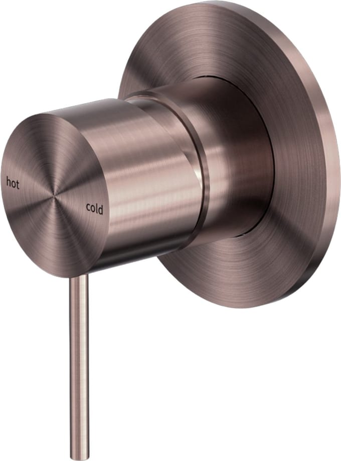 Owen & Finch Douche Badmengkraan Geborsteld Satijn Brons PVD – Messing