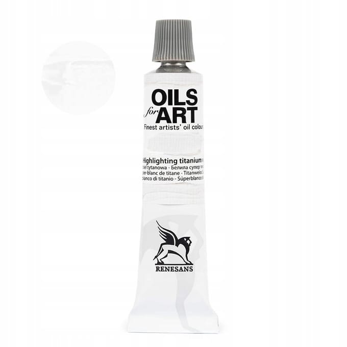 Olieverf Olej voor Kunst 20ml 51 Superwit - Hoge Kwaliteit
