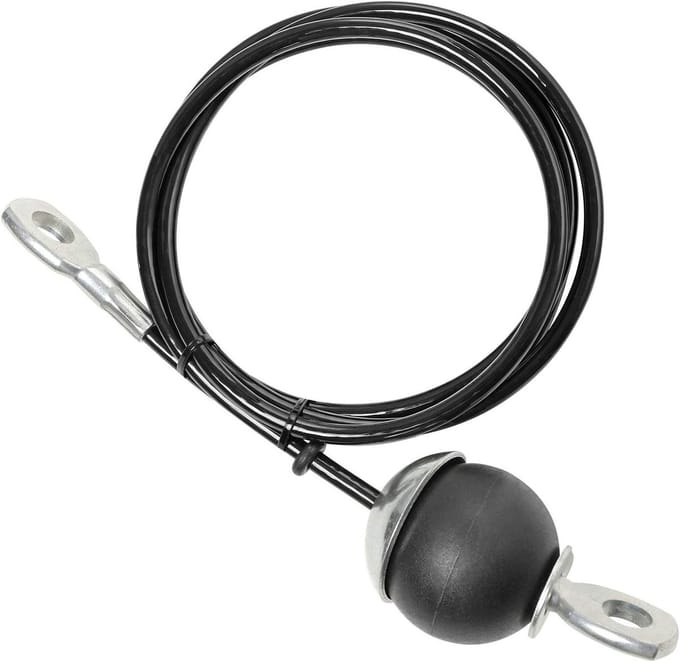 Gym kabel - Heavy-duty staal - PU rubber coating - Ideaal voor lat pulldown thuis - ShopVlot