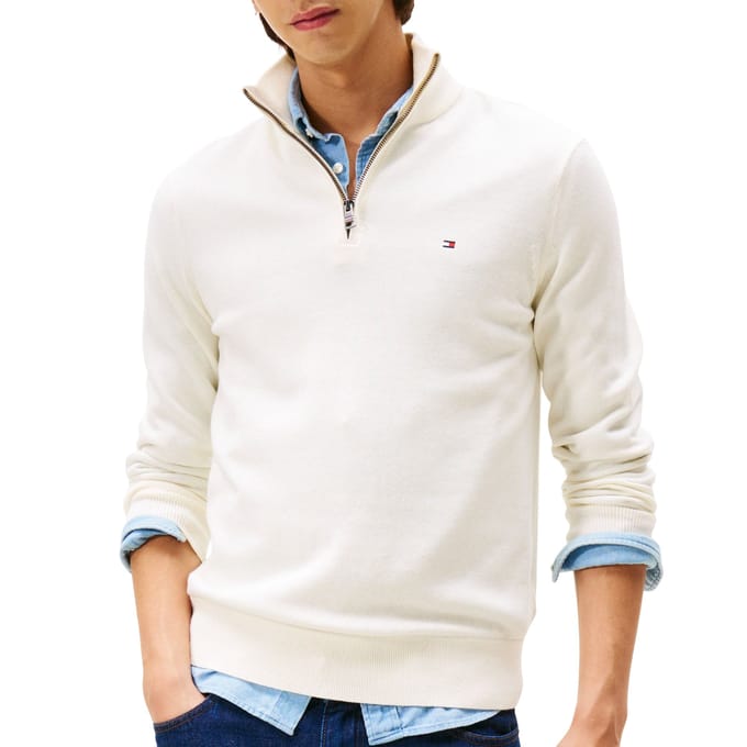 Tommy Hilfiger Pima Cotton Cashmere Sweater Heren