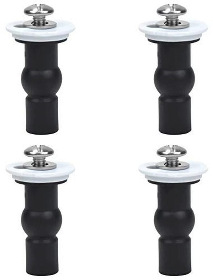 Universele Toiletbril Fittingen - 4 Stuks Scharnieren en Schroeven