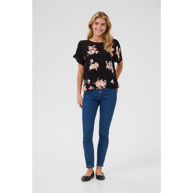 Vrouwenblouse KAFFE Amber Printed