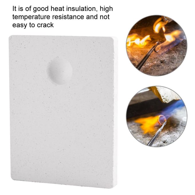 Sieraden Maken Gereedschap Isolerende Vuursteen voor Sieraden Smelten Lassen Thermisch white