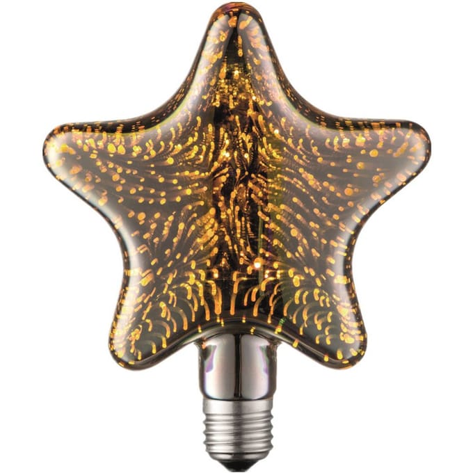 Lucande - E27 LED-lamp - Glas, metaal - E27 - rookgrijs, goud