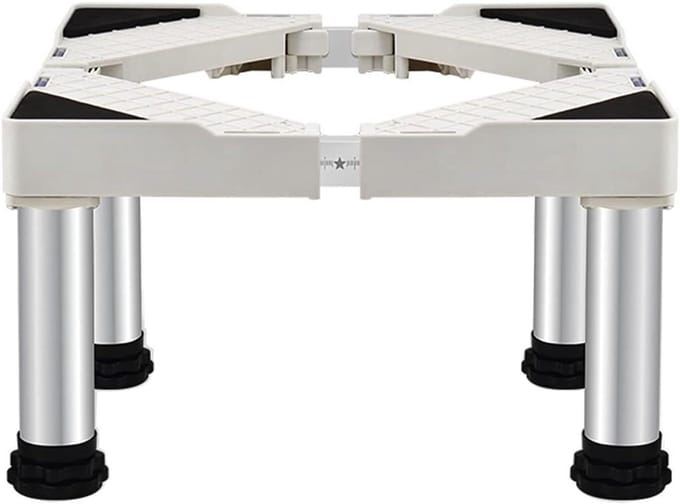 Verstelbare Onderstel - Machinevoet - Apparaten Verplaatsen - Met Waterpas - 50-75 cm - Grijs