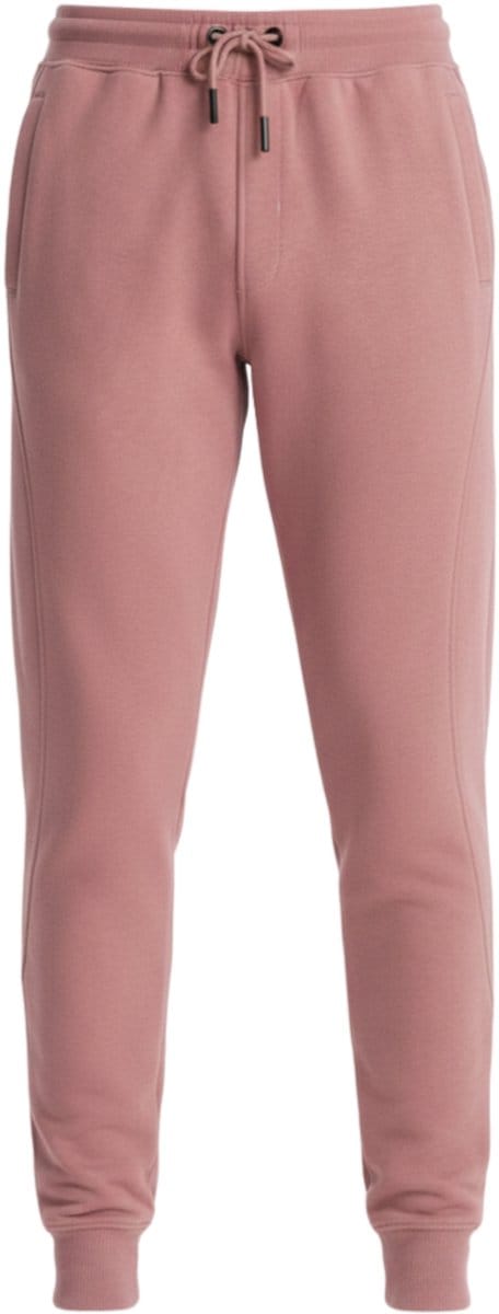OMBRE Broek - Regular Fit - Katoen - Trekkoord Donkere roos L