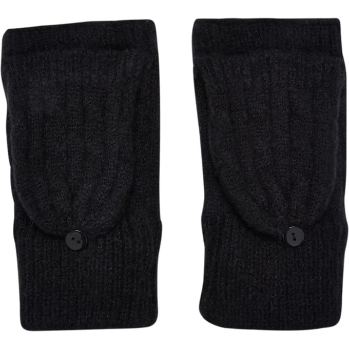 Urban Classics - Open Mitten Winterhandschoenen - L/XL - Zwart