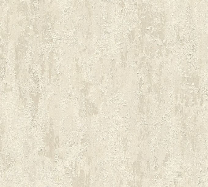 RUW METAAL BEHANG | Industrieel - beige crème goud - A.S. Création BETON "Concrete & More"