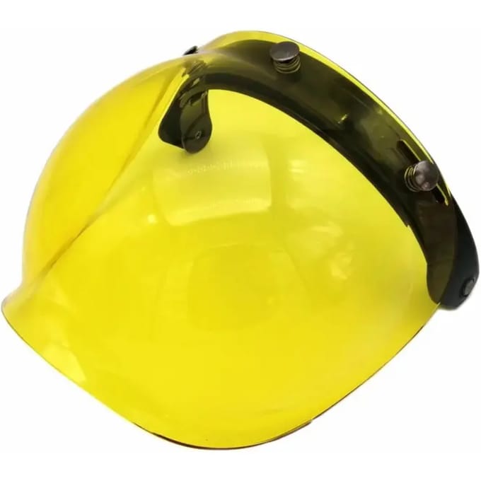Bubble type motorhelm vizier met scharnier Brazoline